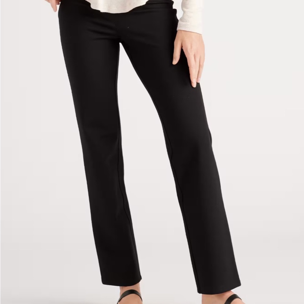 NWT Quince Ultra Stretch Ponte Straight Leg Pants
